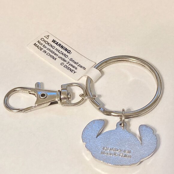 Vintage Disney Rhinestone Stitch Keychain Zipper Pull Purse Bag Charm Aulani - Picture 6 of 10